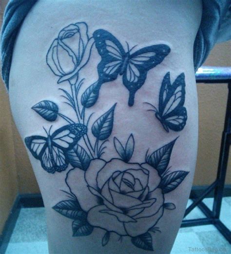 74 superb rose tattoos on thigh tattoo designs