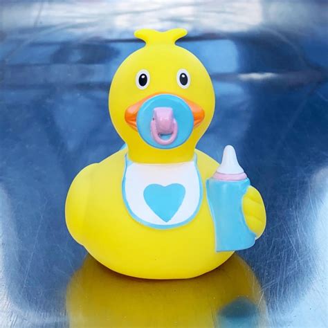 Baby Boy Duck Duck Love Story Rubber Ducks Lilalu