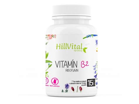 Vitamín B2 Riboflavín 20 Mg 100 Kapsúl