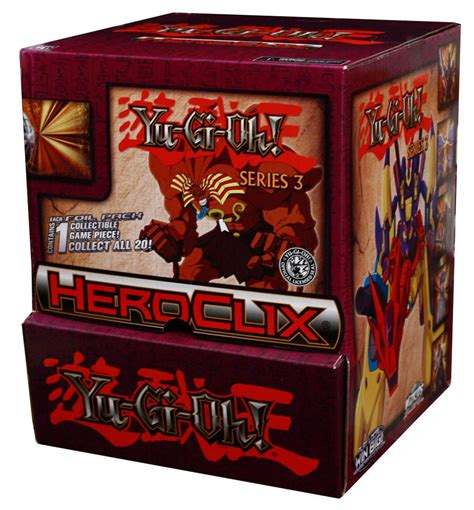 Yu Gi Oh Heroclix Series 3 Gravity Feed Random 1 Pack Collectable Trad