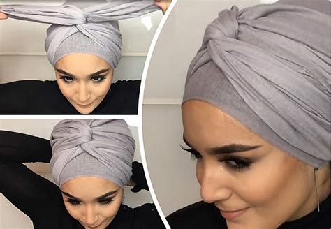 Красиво завязать платок на голове по мусульмански 87 фото