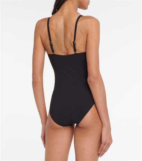 Embellished Cutout Swimsuit In Black Tory Burch Mytheresa