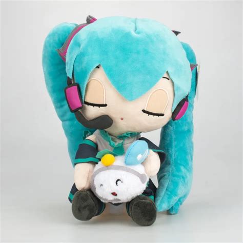 Anime Hatsune Miku Hold The Rabbit Plush Toy Doll Soft Stuffed Toys