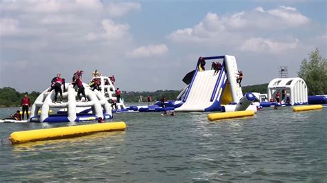 Sheffield Aqua Park In Rother Valley Country Park Youtube