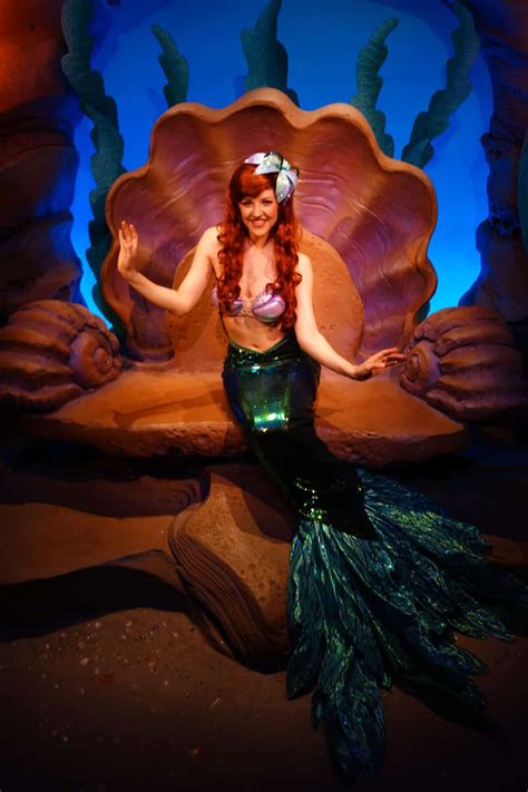 Ariel In Ariels Grotto In Magic Kingdom Disney World Character Meet And Greet 2012