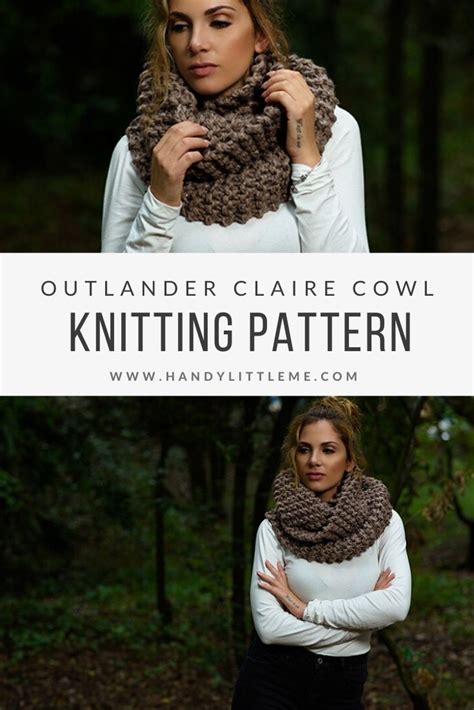 Outlander Cowl Knitting Pattern From The Outlander Tv Series Make Your