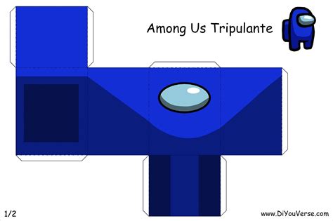 Pikmin Papercraft Blue Origami