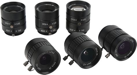 6pcs 3mp Lens Kit Cs Mount 4mm 6mm 8mm 12mm 16mm 25mm Focal Length