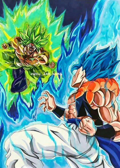 This Pin Shows Gogeta Blue And Shows Broly Super Sayain 1 But He Is