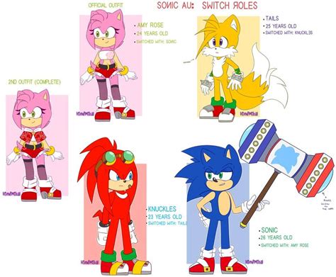 Sonic Au Switch Roles References By Himemikal On Deviantart In 2020