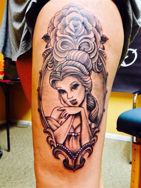 Pin By Desert Cowgirl Co On Tattoos Belle Tattoo Beauty And The