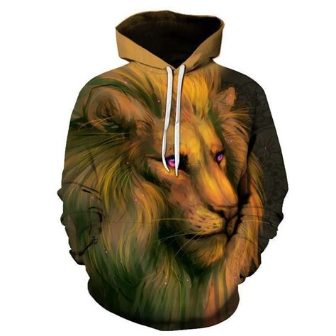 Lion Face 3d Sweatshirt Hoodie Pullover Hoodies Sweatshirts Hoodie
