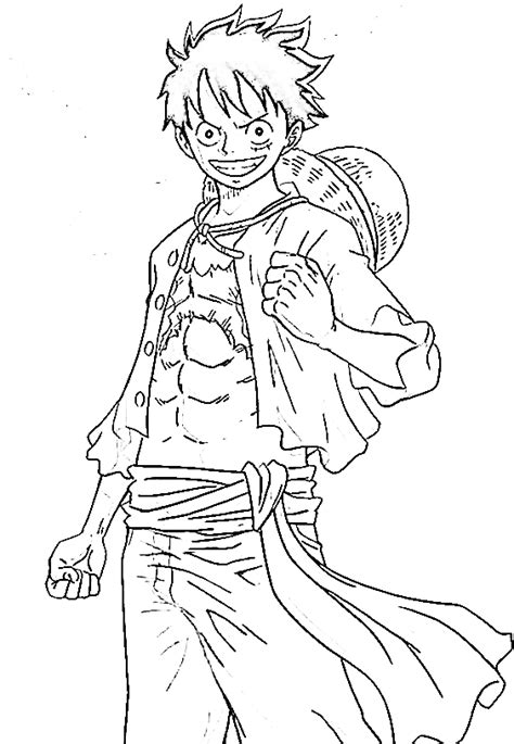 Luffy Para Colorear E Imprimir Anime Datos