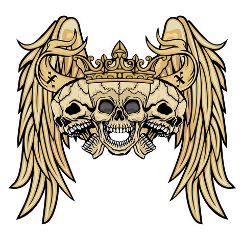 Grunge Skull Coat Of Arms 272836 Vector Art At Vecteezy