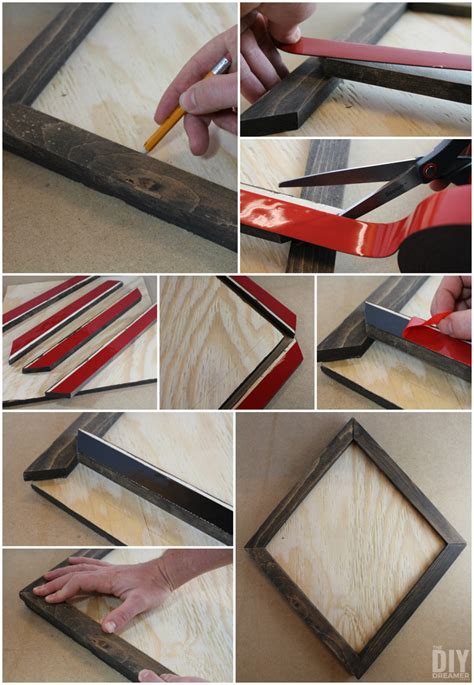 (via a beautiful mess) 18. Diamond Shaped Wood and Mosaic Wall Art - Unique Wall Decor