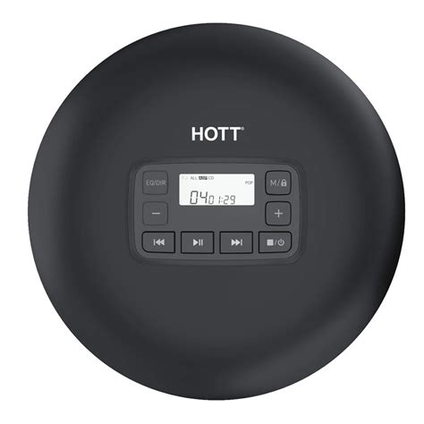 Hott Cd204 Rechargeable Cd Player Bluetooth Portable Cd Player With