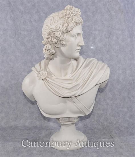 Classic Italian Stone Bust Apollo Greek God Greek Gods Apollo Greek