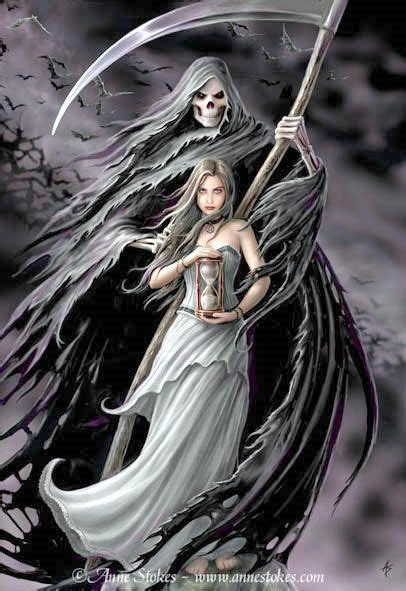 Grim Reaper Wife Google Search Gothic Fantasy Art Grim Reaper Art
