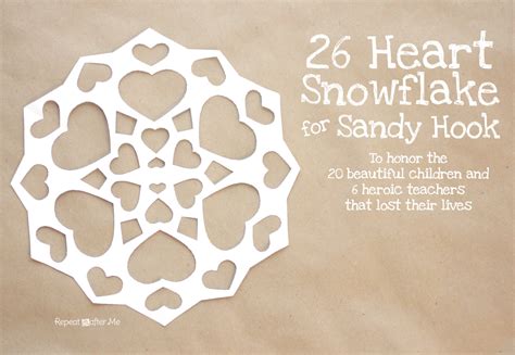26 Heart Snowflake For Project Snowflake Repeat Crafter Me