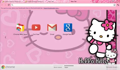 hello kitty theme chrome theme themebeta