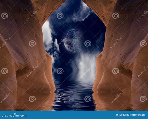 Desert Cave Stock Photo Image Of Quest Sandstone Desert 12083880
