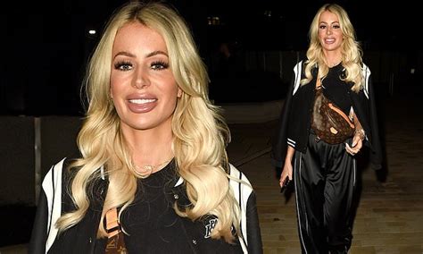Towies Olivia Attwood Enjoys A Night Out In Manchester Daily Mail Online