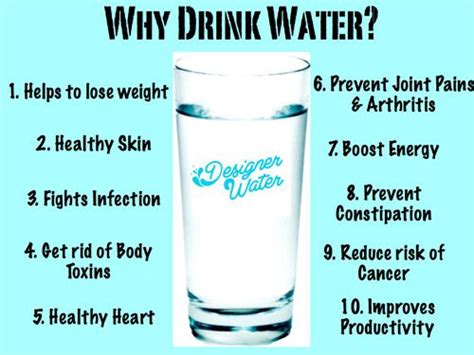Top 30 Benefits Of Drinking Water Designer Water