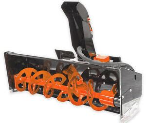 Mustang® | quick attach parts & attachments. 72"/6' Snow Blower Attachment Skid Steer Loader Bobcat/ASV ...