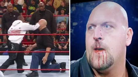 Floyd Mayweather Gave Big Show A Legitimate Bloody Nose Before Their