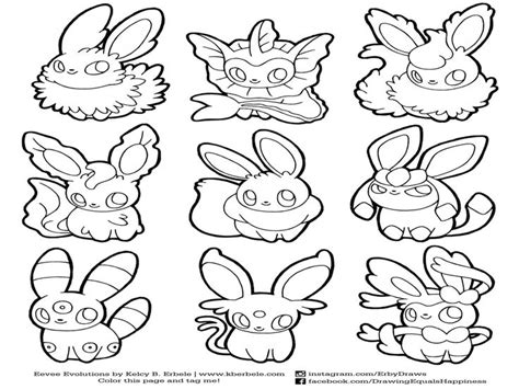 Elegant Image Of Eevee Evolutions Coloring Pages Davemelillo