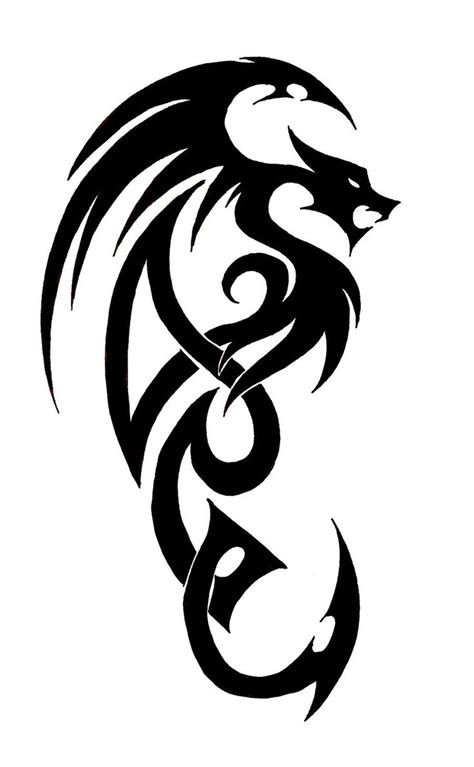 18 Best Simple Drawing Of Dragon Tattoo Images On Pinterest Tattoo