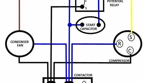 Compressor Wiring Diagram Single Phase - Cadician's Blog