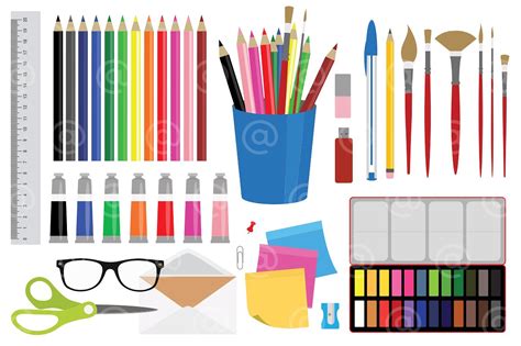 One of the ways in which agencies create employment opportunities is through the sale of office products to federal government customers under the skilcraft brand name. Office, Stationery And Art Supplies Clipart - Mels Brushes