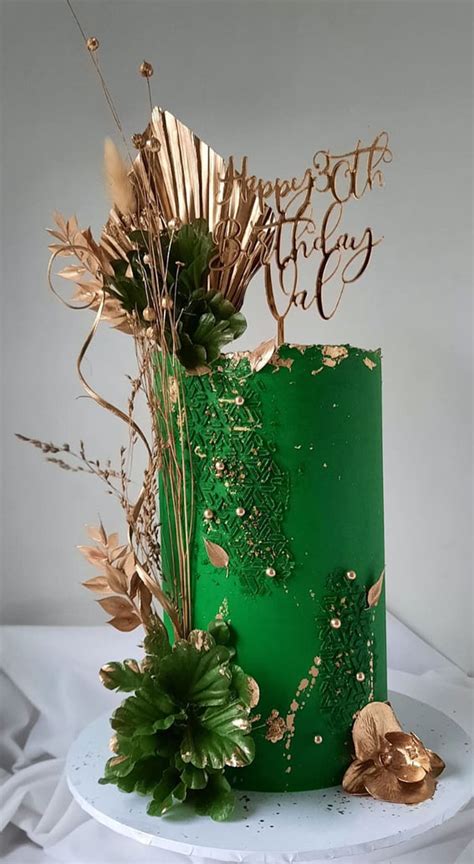 Green Birthday Cake Ideas