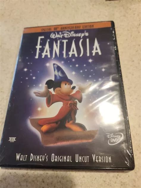 Fantasia Dvd Walt Disney Special 60th Anniversary Edition Original Mint
