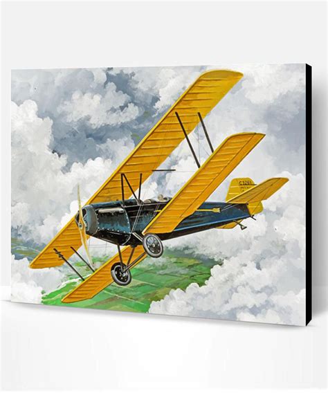 Vintage Airplane Paint By Number Paint By Numbers Pro