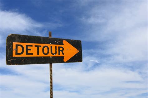 英語で「回り道をする」は、make A Detour！ English Ling