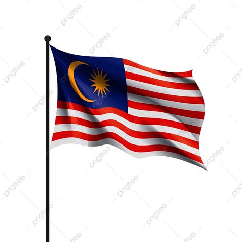 Gambar Malaysia Bendera Negara Simbol Nasional Bentuk Republik