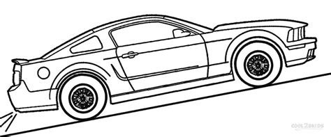 Printable Mustang Coloring Pages For Kids