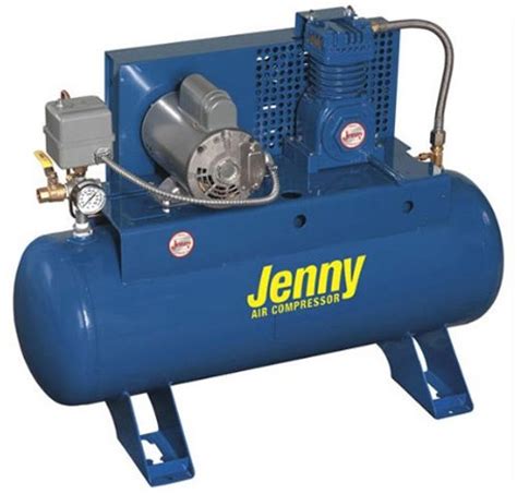 Jenny Compressors F34a 30 2301 34 Hp 30 Gallon Tank 1 Phase 230 Volt