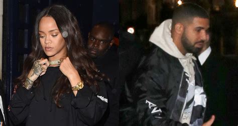 Drake Parties It Up With Rihanna Again In London Drake Rihanna Just Jared Celebrity News