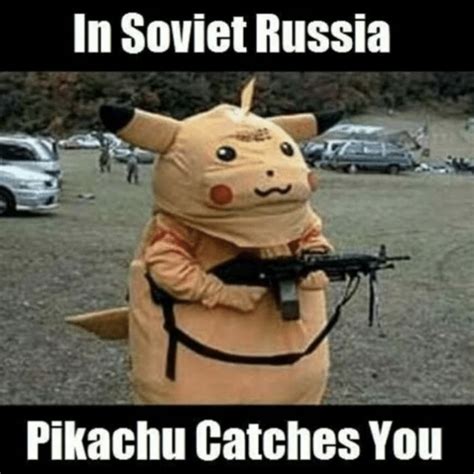 Russia Pokemon Pokemongo Pikachu Putin Meme Memes Funny Lol