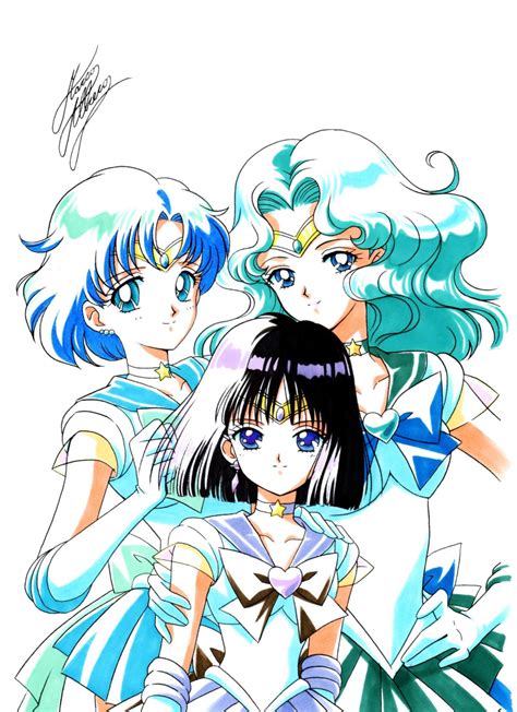 Mizuno Ami Sailor Mercury Tomoe Hotaru Kaiou Michiru Sailor Saturn And More Bishoujo