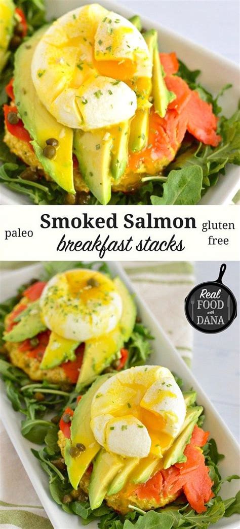 If you love smoked salmon, you are going to love this breakfast casserole! Smoked Salmon Breakfast Stacks | Real Food with Dana ...