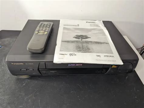 PANASONIC NV HD640B K HI FI Nicam 6 Head VHS VCR Recorder Remote