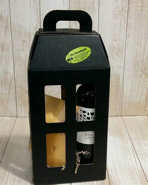 An Open Black Box With Two Bottles In It