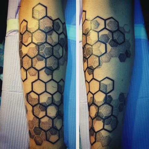 80 Honeycomb Tattoo Designs For Men 2024 Inspiration Guide