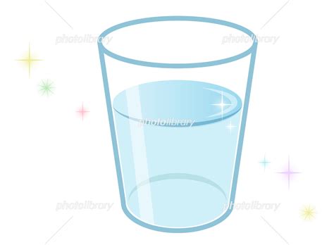 コップ一杯のお水 キラキラ綺麗なイメージ イラスト素材 6497598 フォトライブラリー Photolibrary