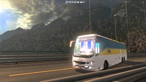 Volvo Bus Mod For Ets2 With Skins Of Indian B7r B9r B11r Youtube