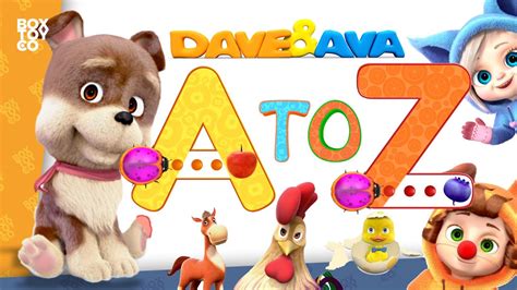 Trace A To Z With Cute Animals Ava And Dave Youtube
